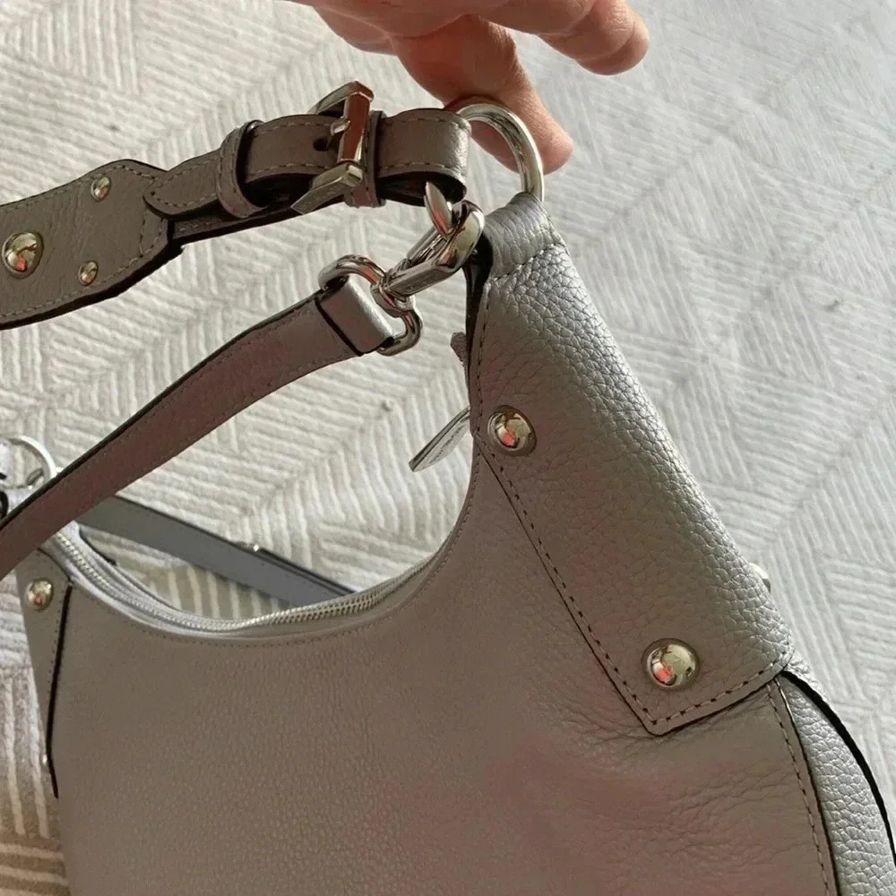 Michel Kors Hayes convertible shoulder bag - Dove Gray - Picture 4 of 6